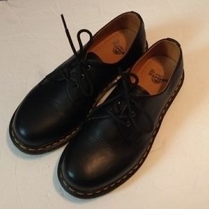 Dr Martens 1461 Classic Black Smooth Lace up Comfortable Unisex Shoe,size 8/39